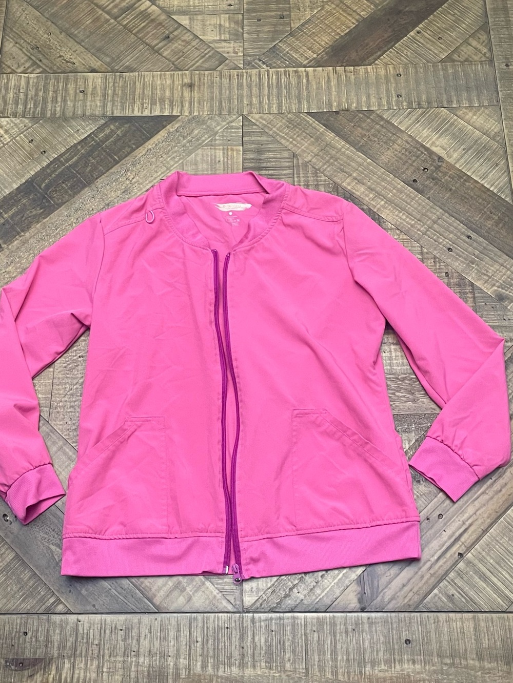 Pink Women's Zip-Front Lightweight Jacket